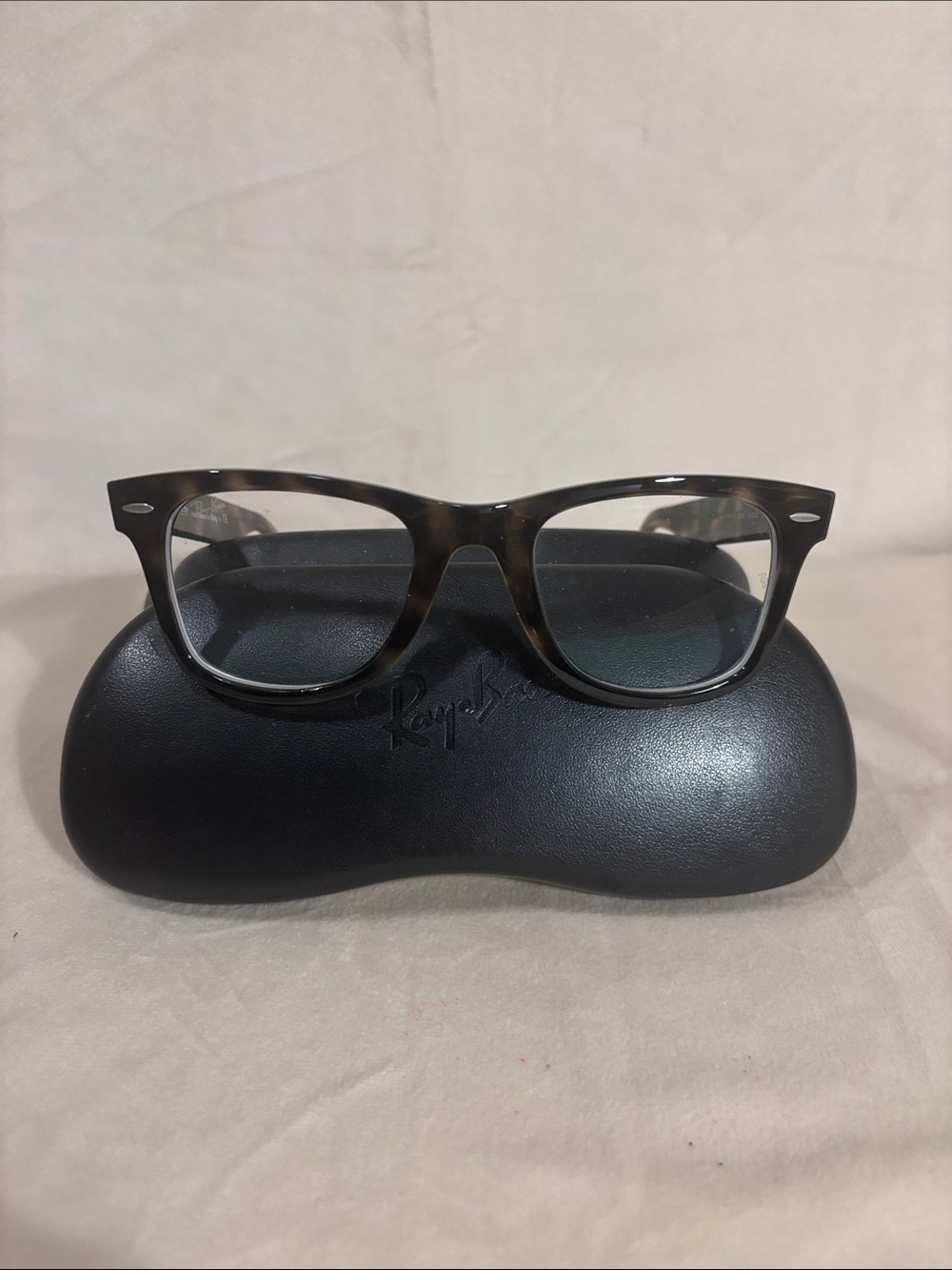 Ray-Ban Tortoiseshell Wayfarer Glasses PRESCRIPTION LENSES need to change